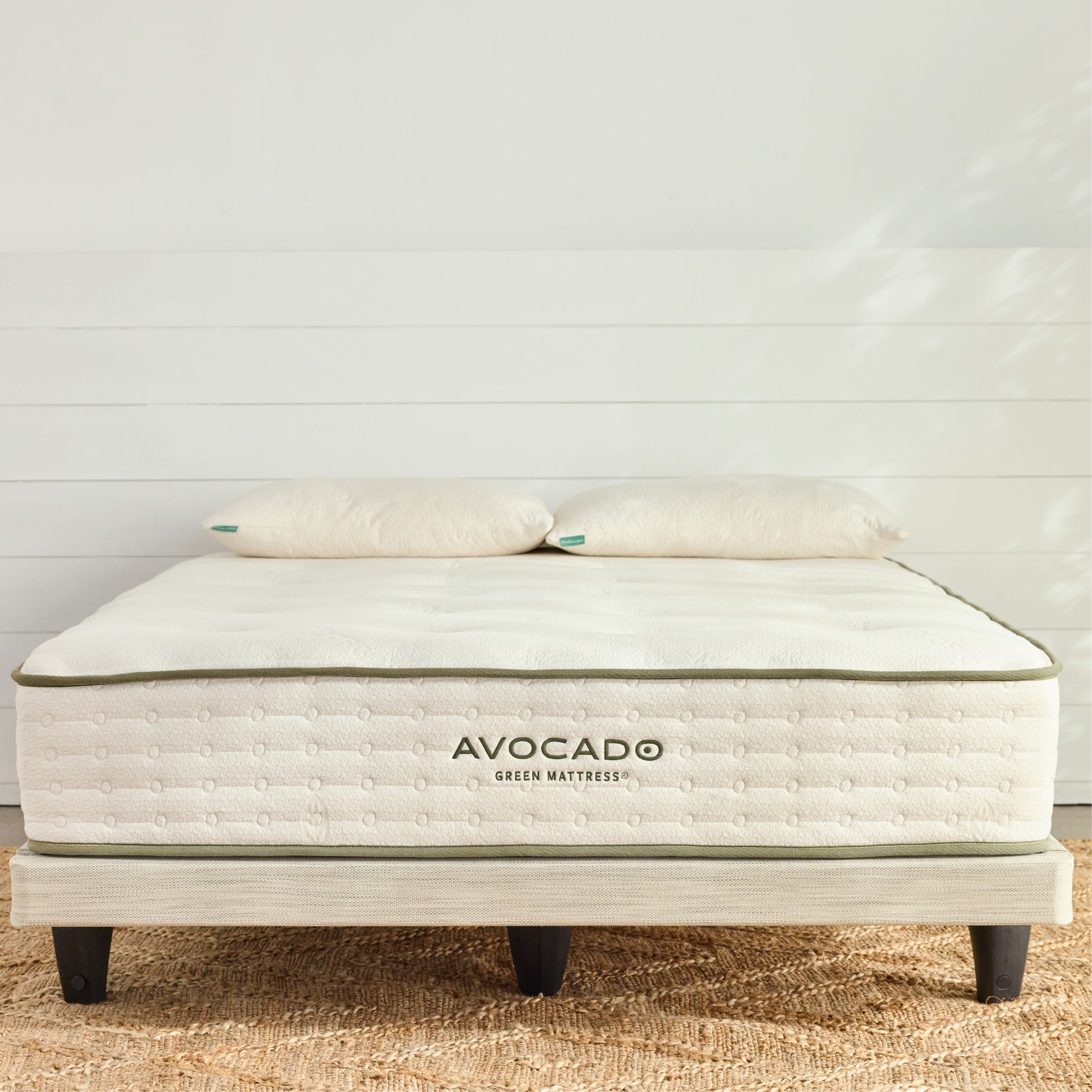 Avocado Green Mattress Wooden Bath Mat by Avocado - Standard