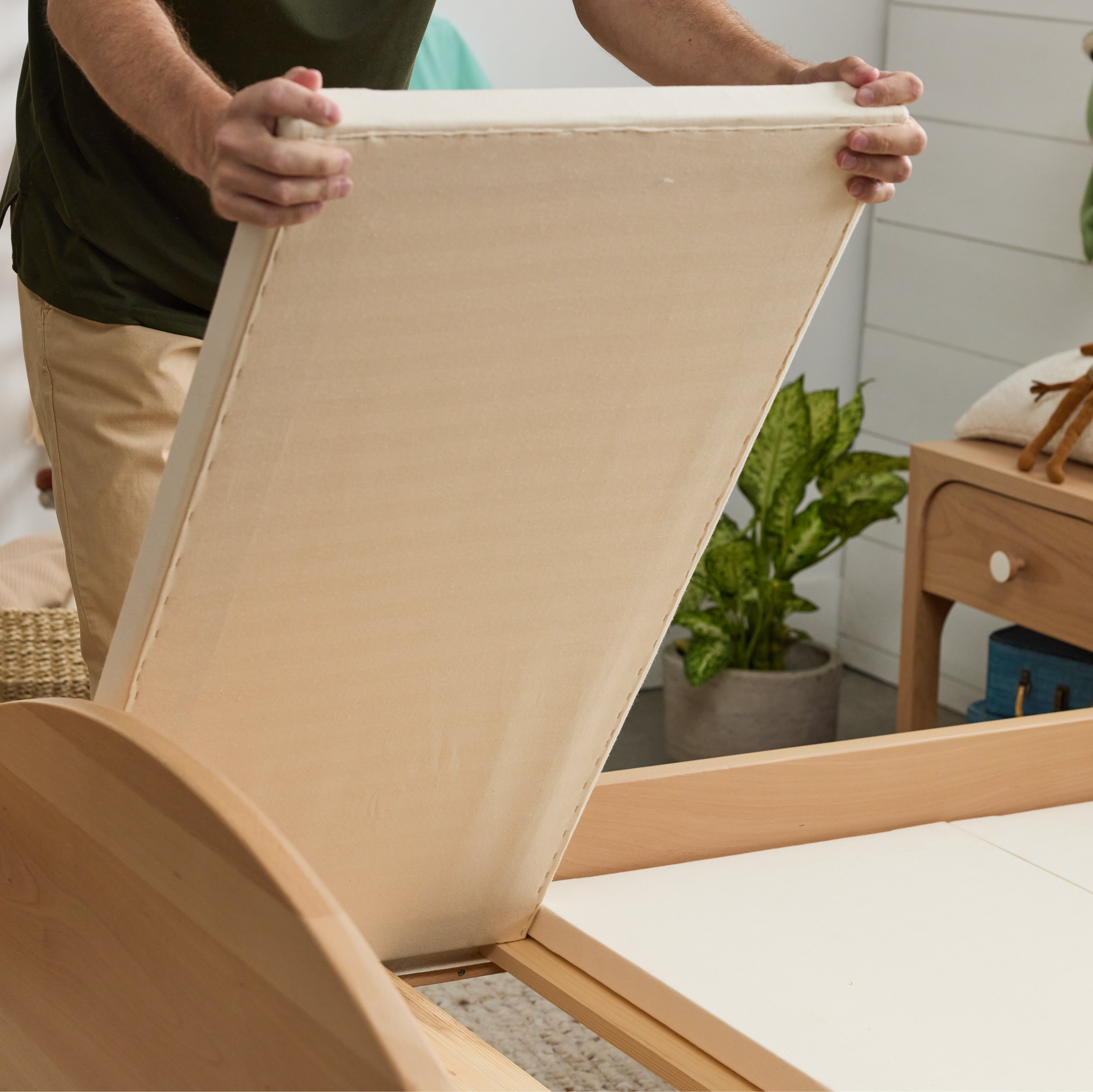 Bunkie Board Avocado Green Mattress