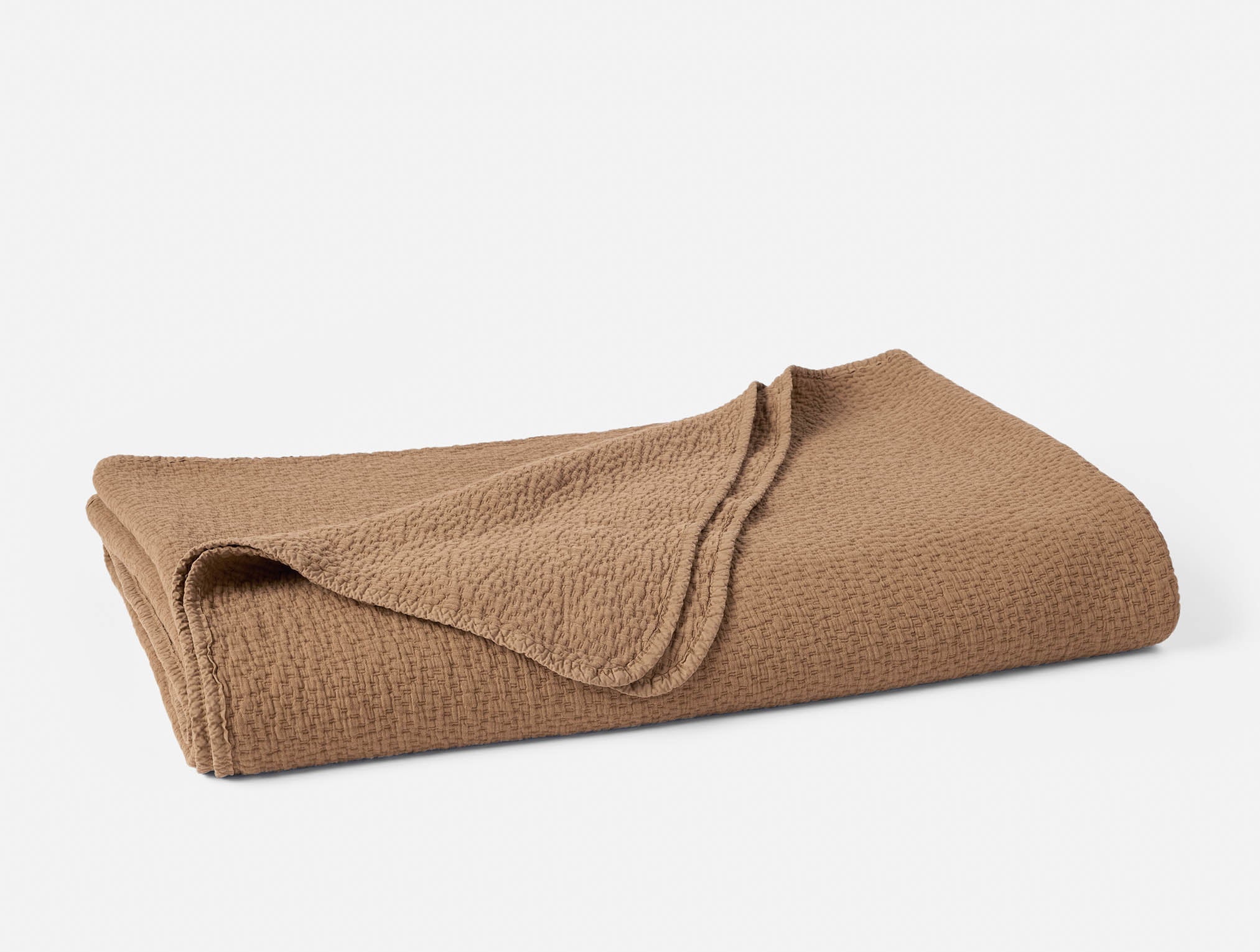 Coyuchi Cascade Organic Matelasse Blanket | Coyuchi x Avocado