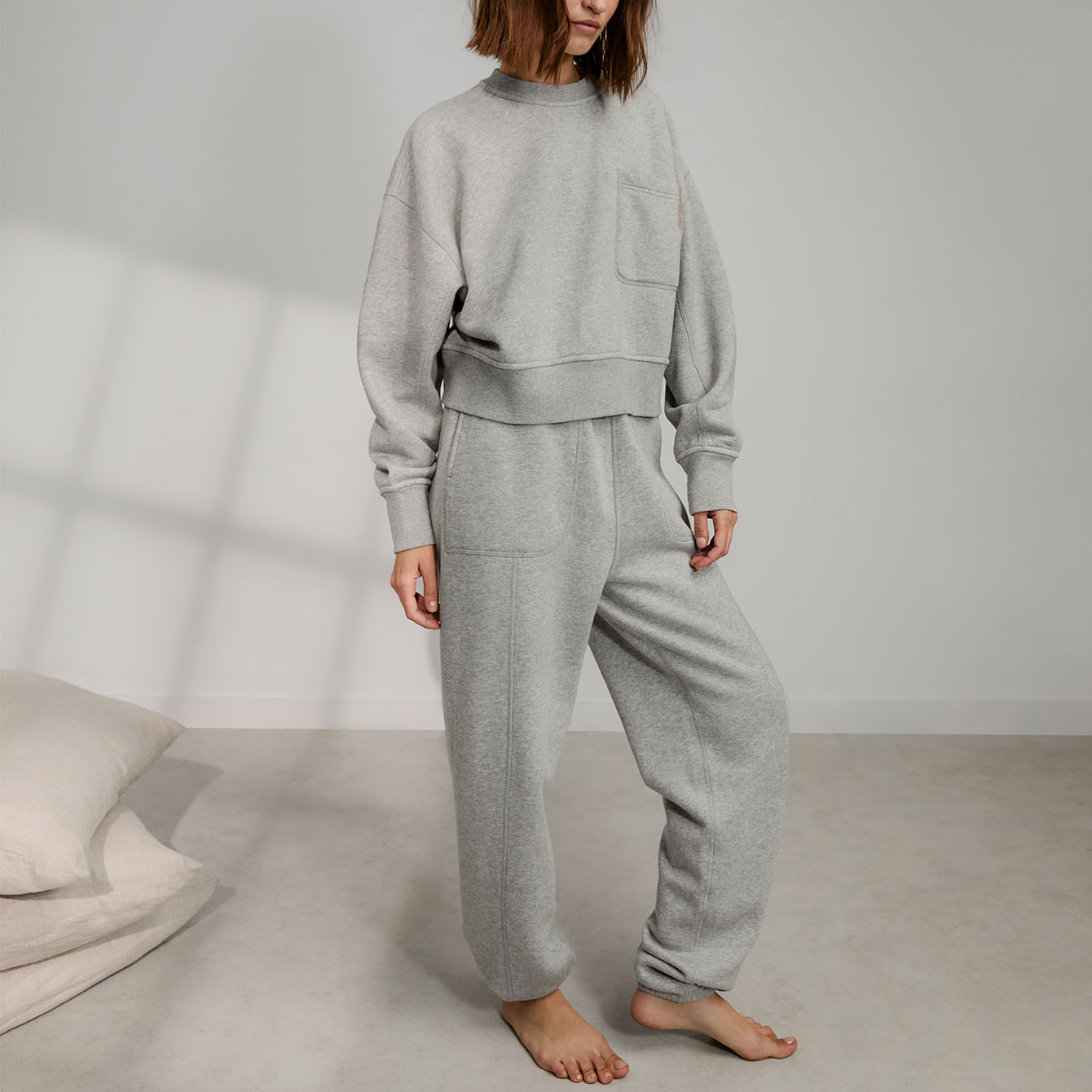 Lunya Silksweats™ Midweight Reversible Seamed Jogger | Lunya x