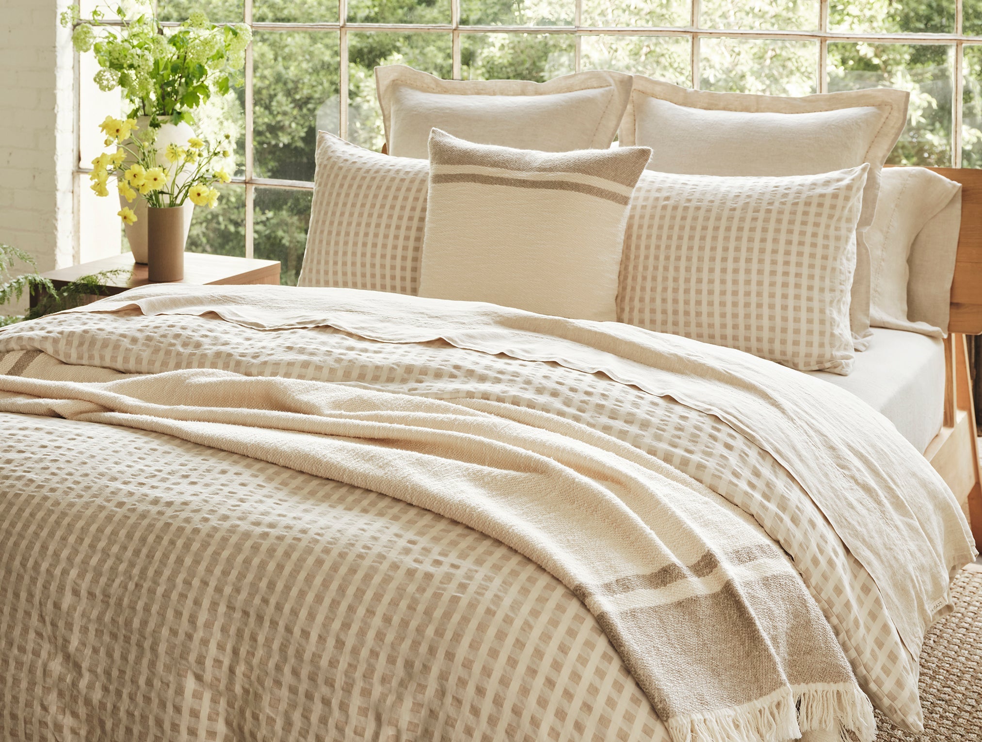 布団・毛布  ECONOMICS EXPERIMENT Duvet cover Coyuchi Birch Organic Duvet Cover | Coyuchi x Avocado Mattress