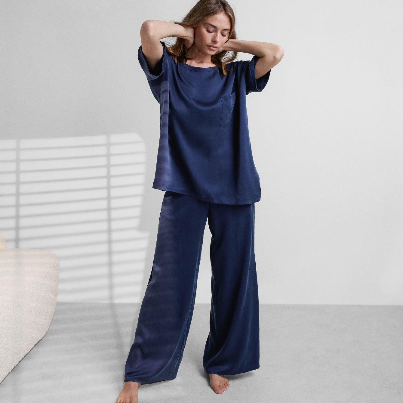 Washable Silk Tee Pant Set | Lunya x Avocado Mattress – Avocado