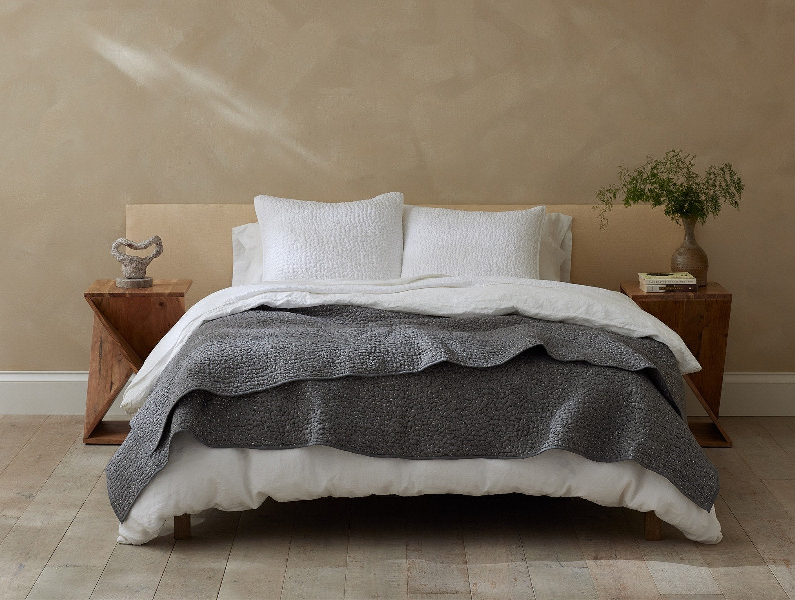 Pebbled Handstitched Organic Quilt | Coyuchi x Avocado Mattress