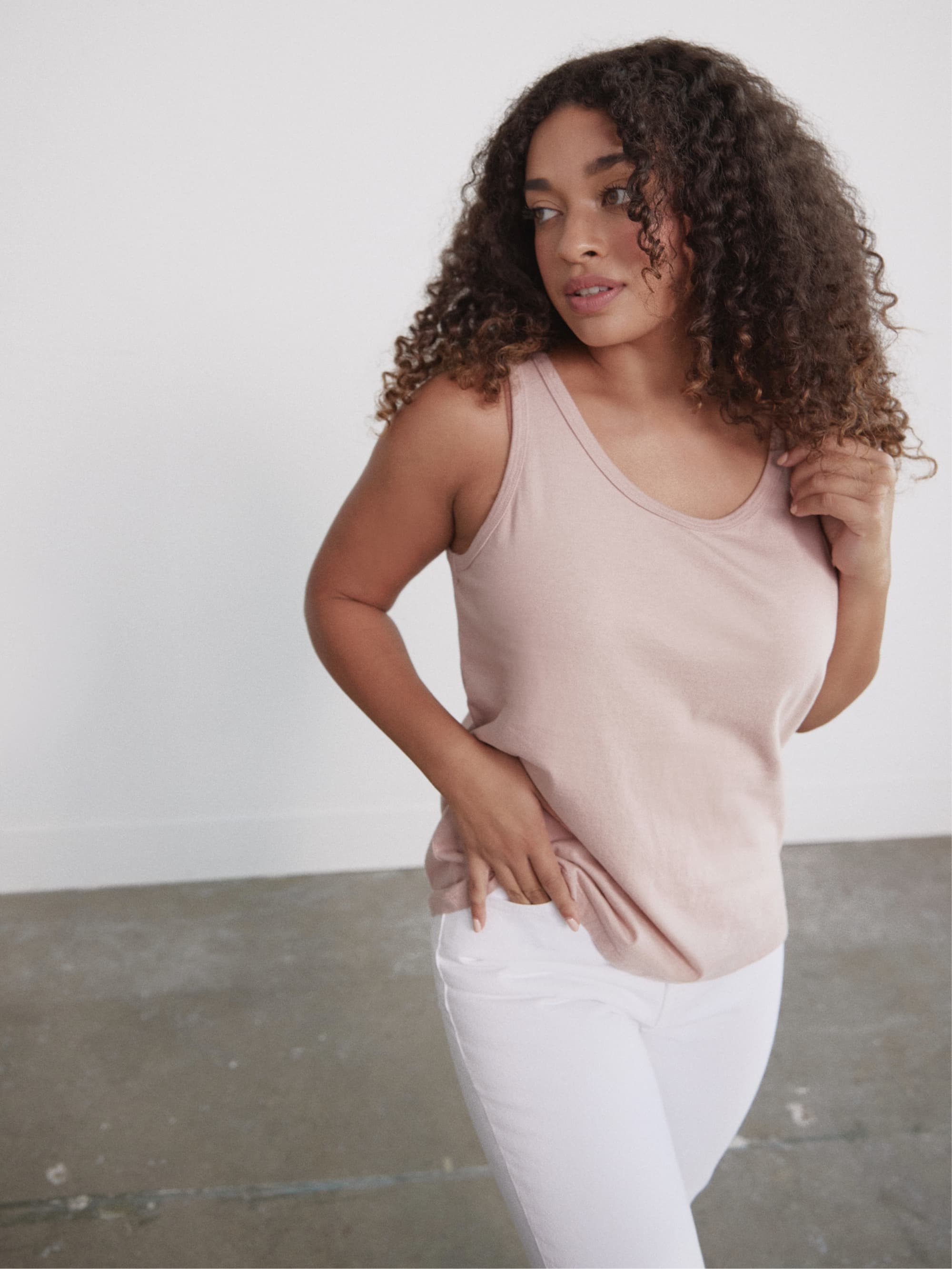 Women s Organic Cotton Scoop Neck Tank Top HASS Apparel by