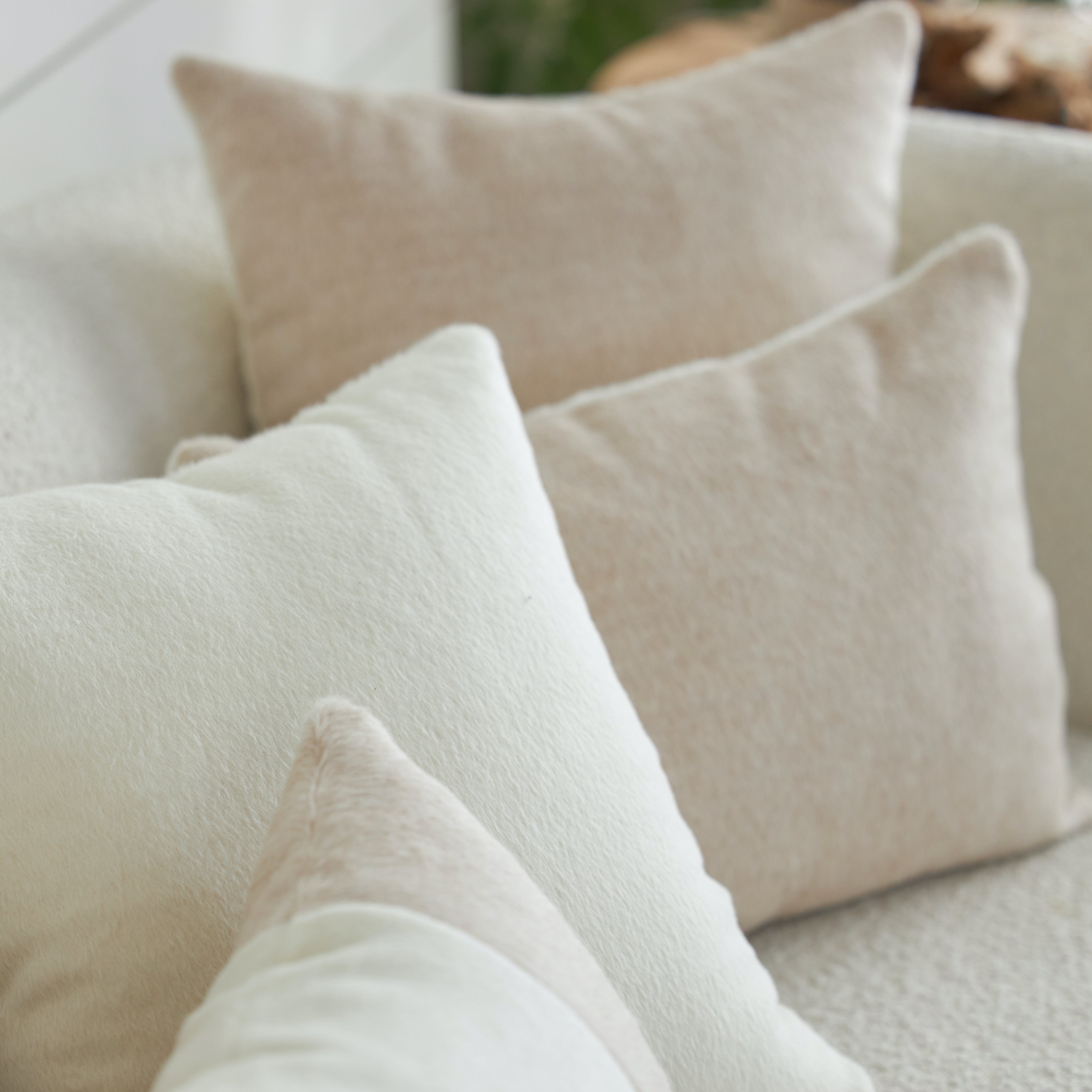 White Linen Pillow, Decorative Pillows