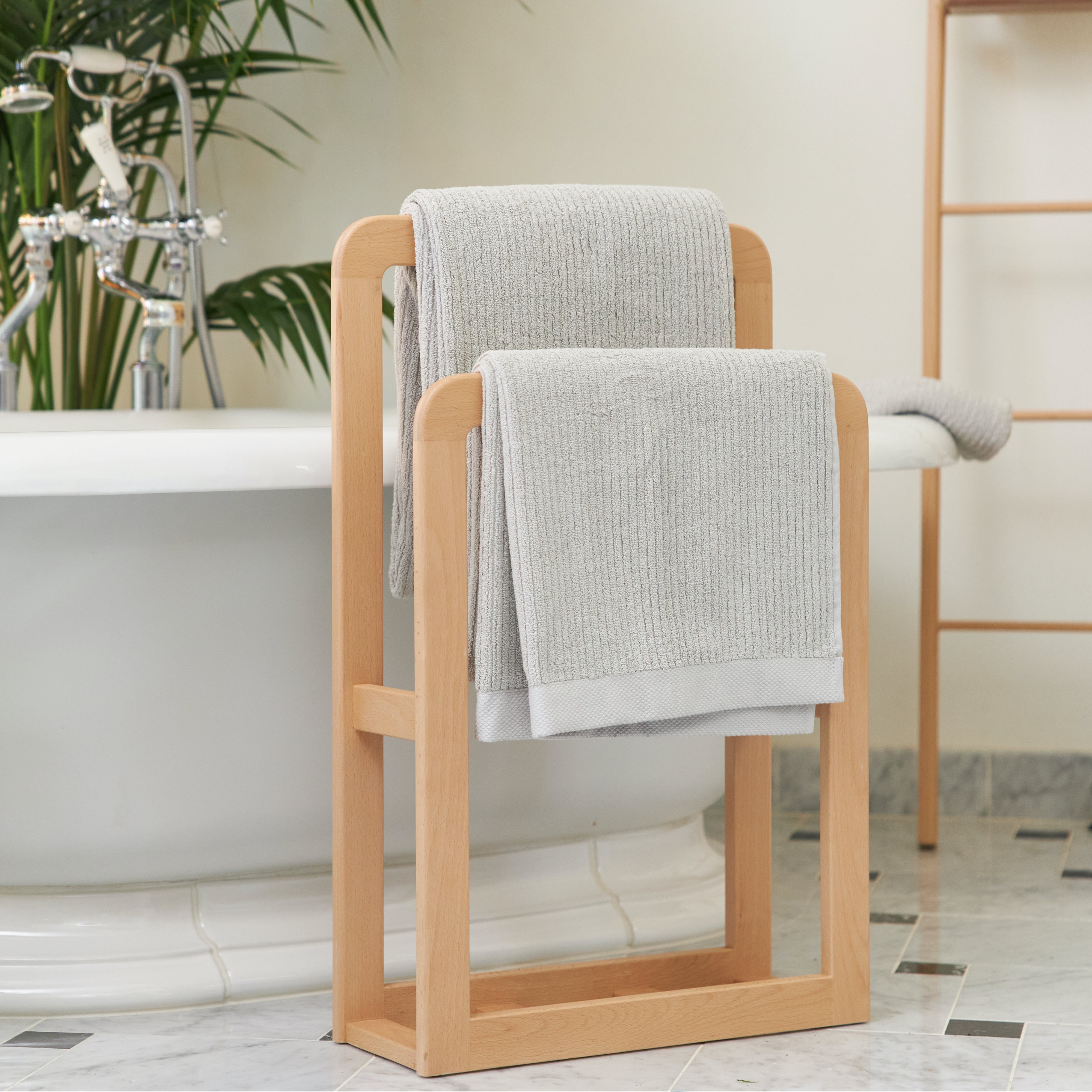 Wooden Towel Rack by Avocado