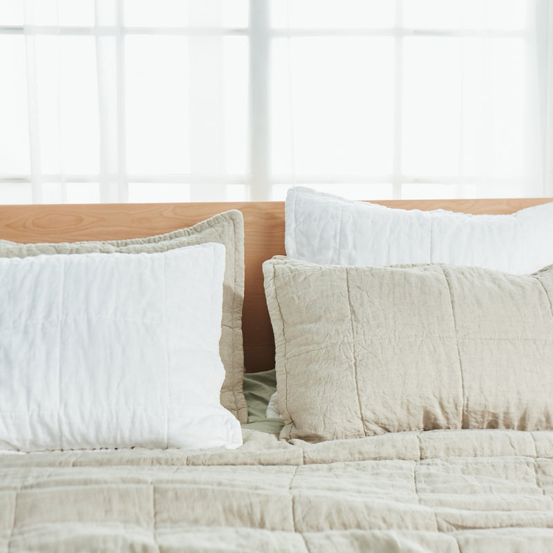 Natural Linen Shams - Thumbnail 3