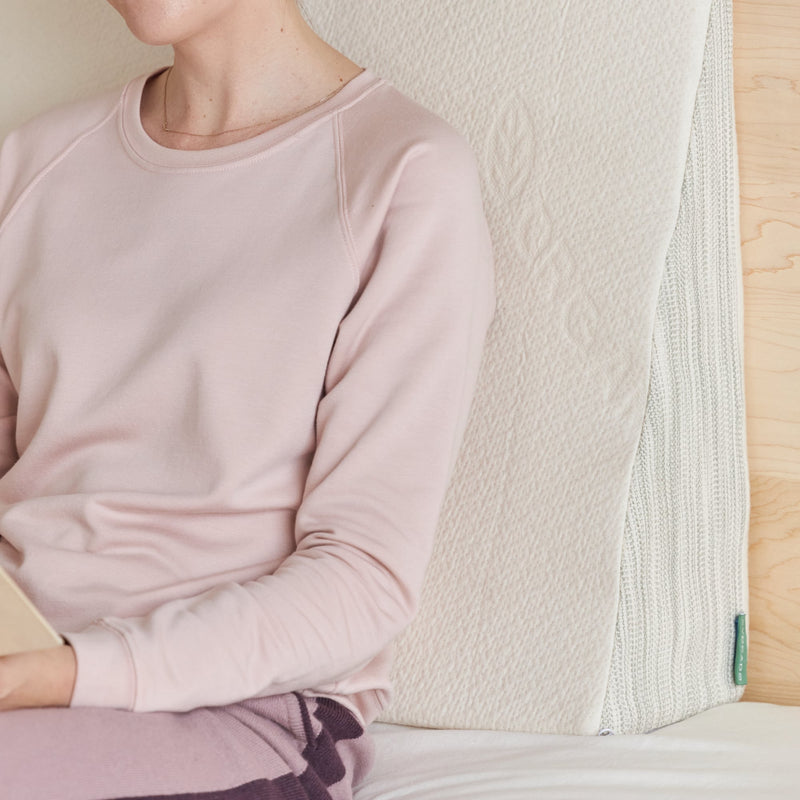 Organic wedge pillow for acid reflux sale