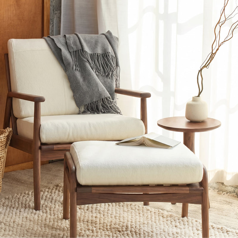 Mid-Century Modern Side Table | Avocado Green Mattress