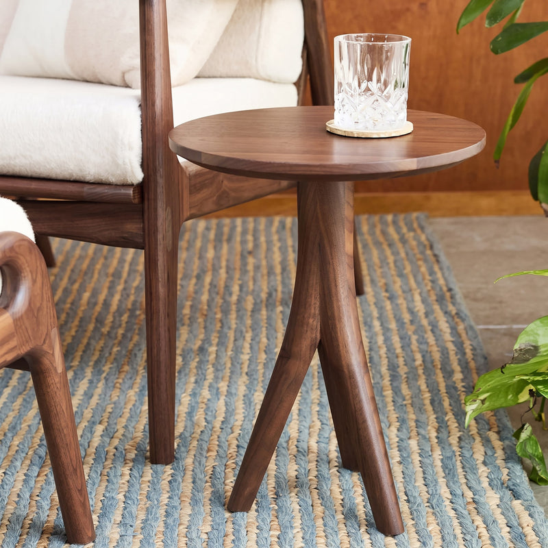 Mid-Century Modern Side Table | Avocado Green Mattress