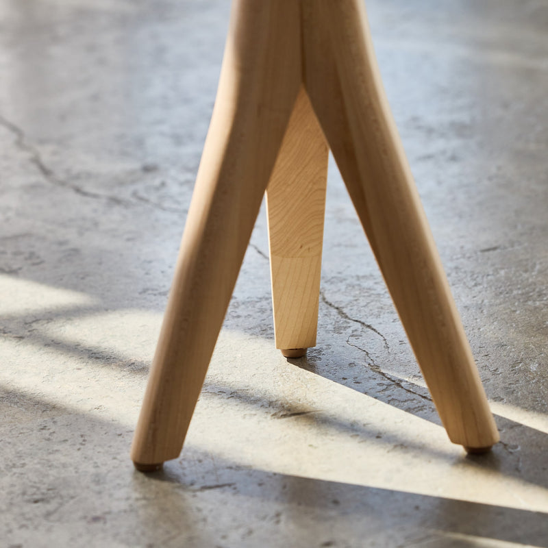 Mid-Century Modern Side Table | Avocado Green Mattress