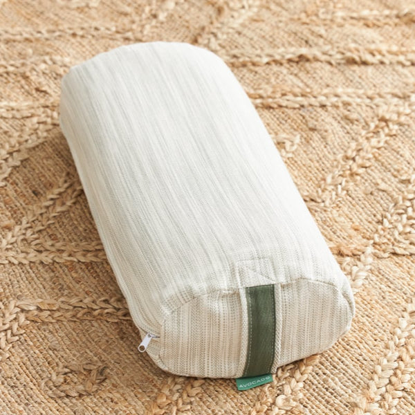 Viavito Cotton Buckwheat Filled Yoga Bolster
