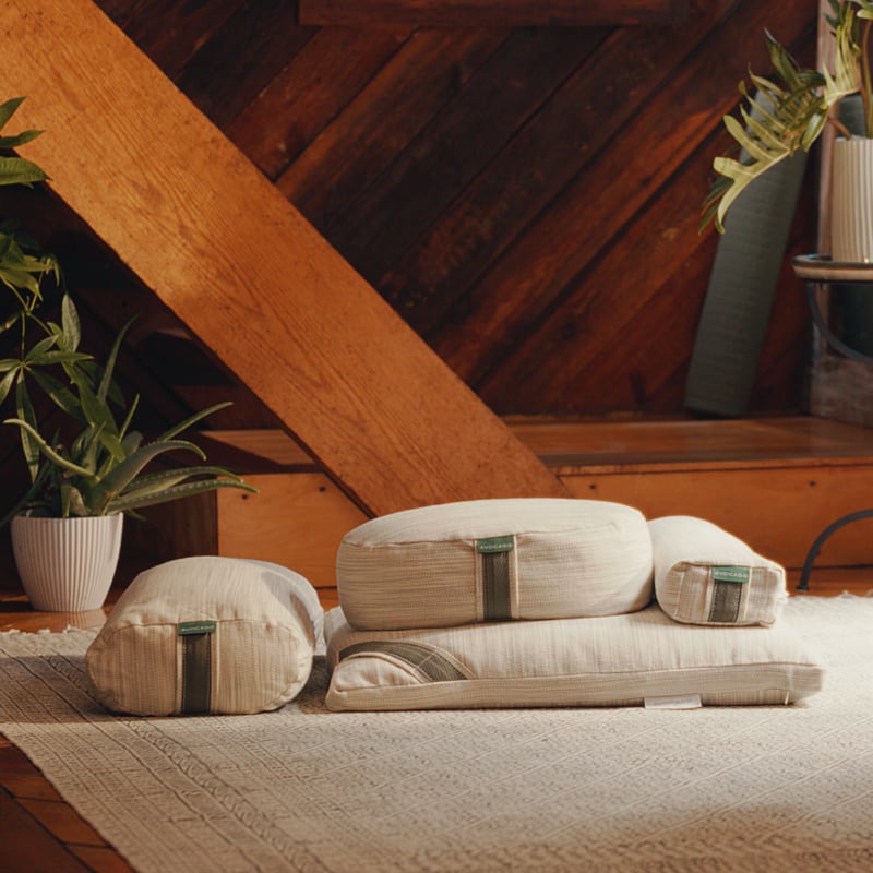 Avocado Green Mattress Pranayama Yoga Pillow - Thumbnail 3
