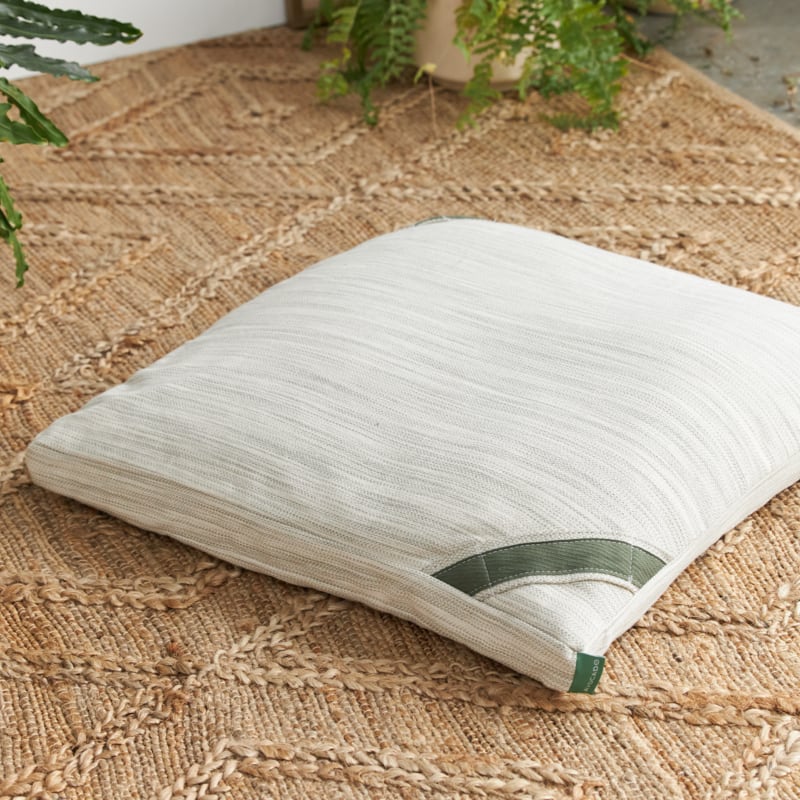 Avocado Organic Square Meditation Yoga Pillow
