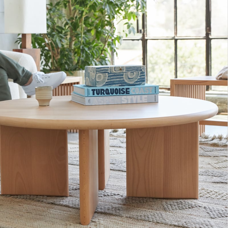 Sustainable wood coffee table discount