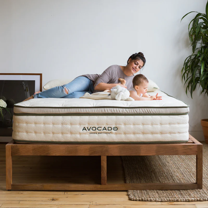 Avocado Green Mattress Luxury Washcloth - Oatmeal