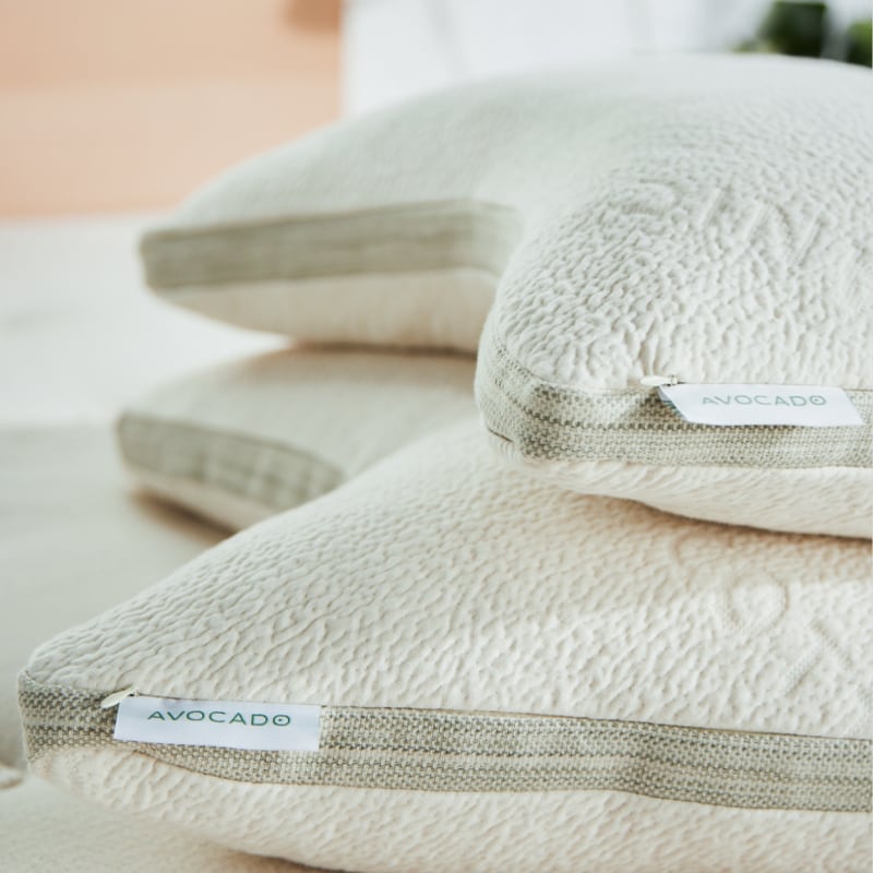 Organic Adjustable Bed Pillow Avocado Green Pillow – Avocado