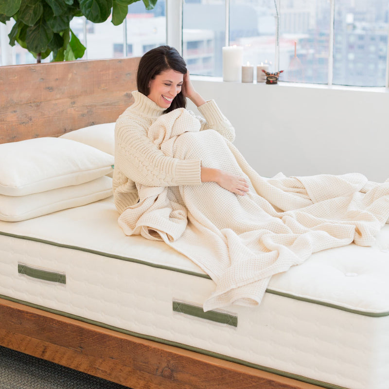 Wool Comforter - Flip Mattress  Breathable Luxury to Sleep Cool