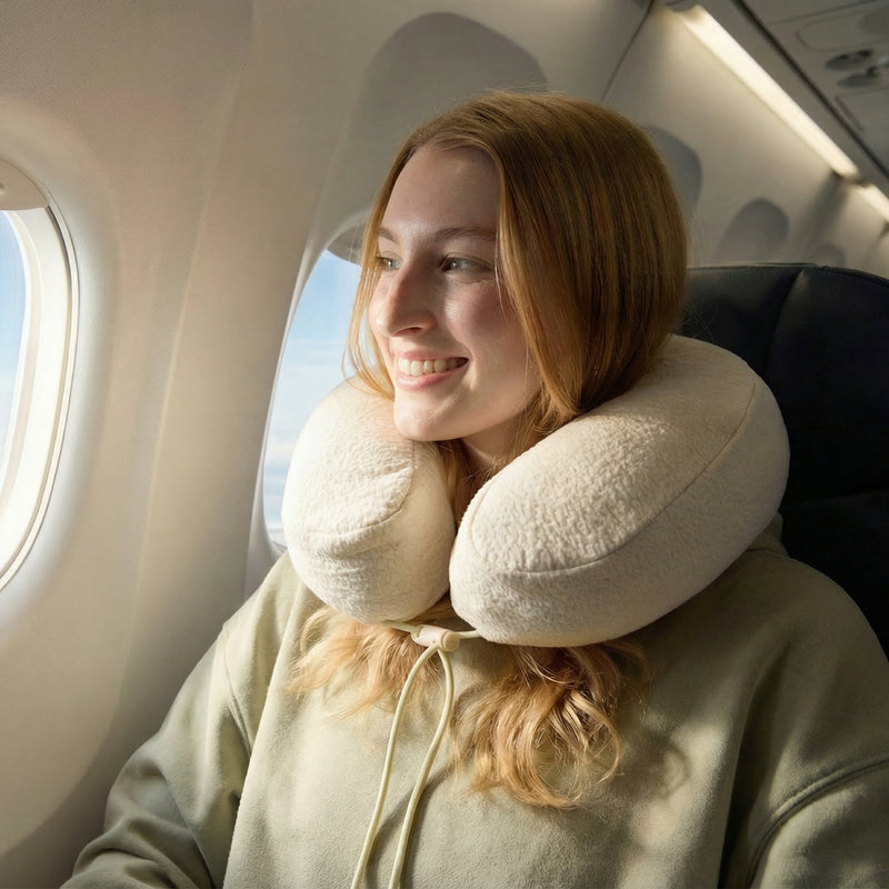 Organic Latex Travel Neck Pillow | Avocado Green Mattress