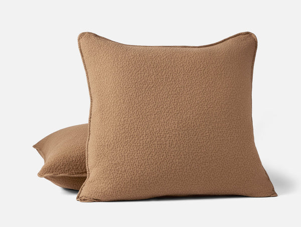 Coyuchi Cascade Organic Matelasse Sham | Coyuchi x Avocado