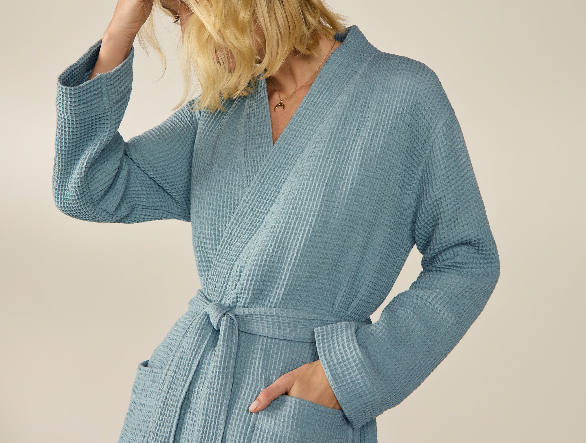 Coyuchi Unisex Organic Waffle Robe | Coyuchi x Avocado Mattress ...