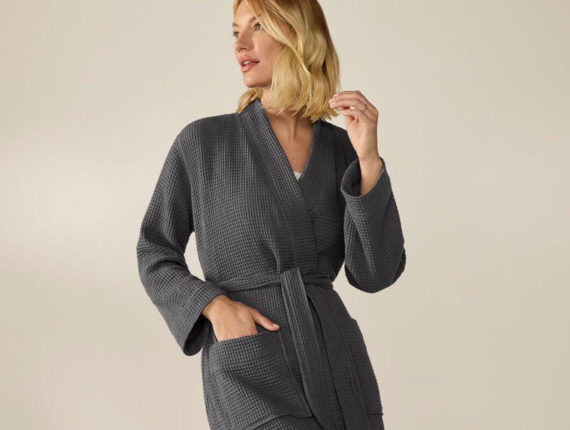Coyuchi Unisex Organic Waffle Robe | Coyuchi x Avocado Mattress ...