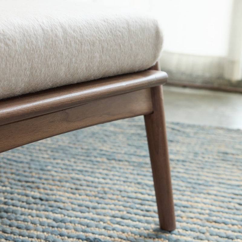 Mid-Century Modern Lounge Chair | Avocado Green Mattress