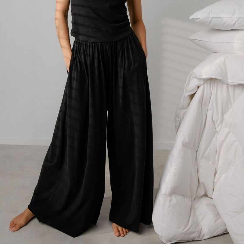 Organic Pima Wide Leg Pant | Lunya x Avocado Mattress – Avocado