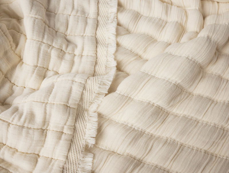 Dreamweight Organic Matelasse Throw - Thumbnail 3
