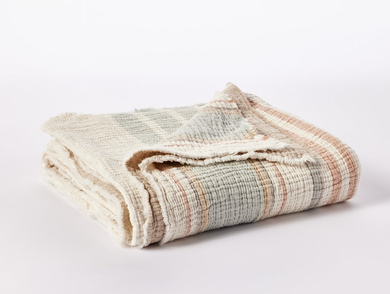 Topanga Organic Matelasse Throw | Coyuchi x Avocado Mattress