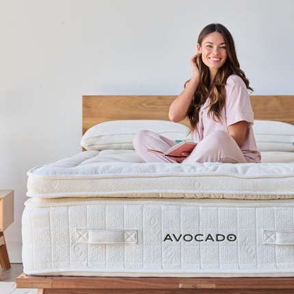 Avocado Green Mattress Wooden Bath Mat by Avocado - Standard