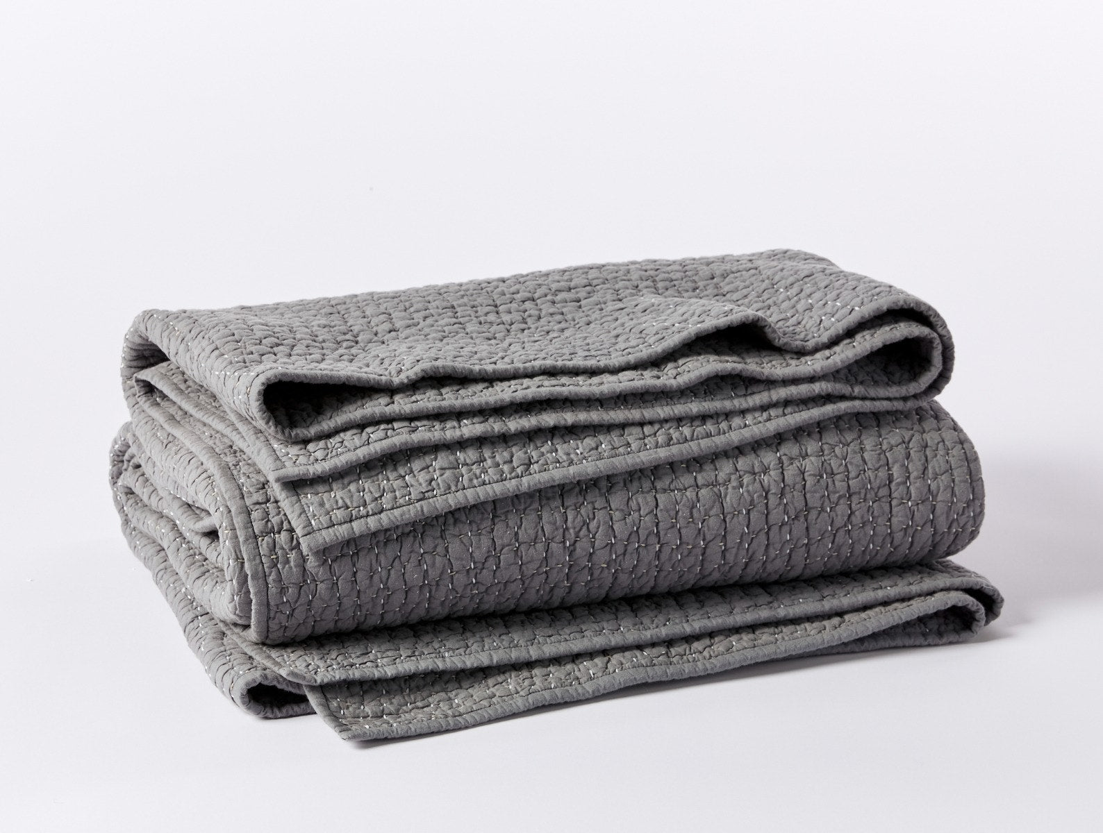 Pebbled Handstitched Organic Quilt by Coyuchi - Thumbnail 4