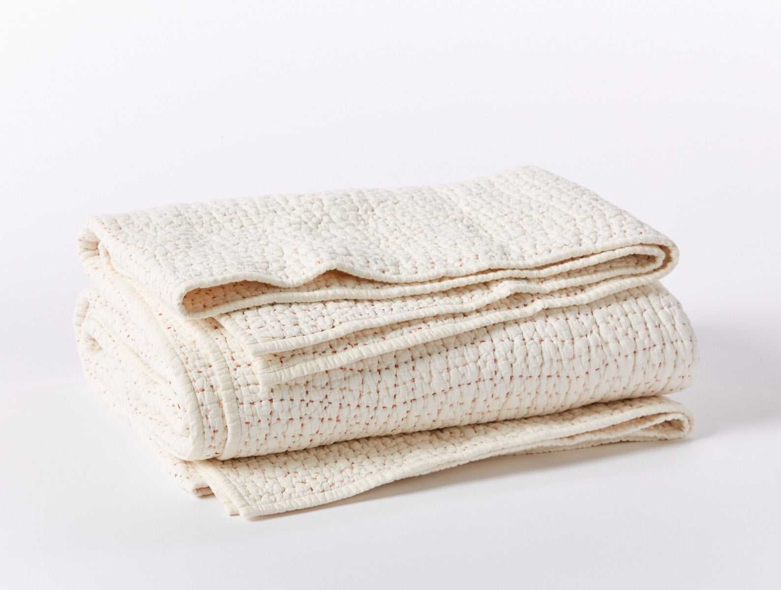 Pebbled Handstitched Organic Quilt by Coyuchi - Thumbnail 3