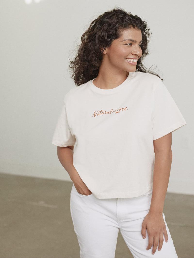 Women's Natural As Love Organic Cause Tee - HASS® Apparel by