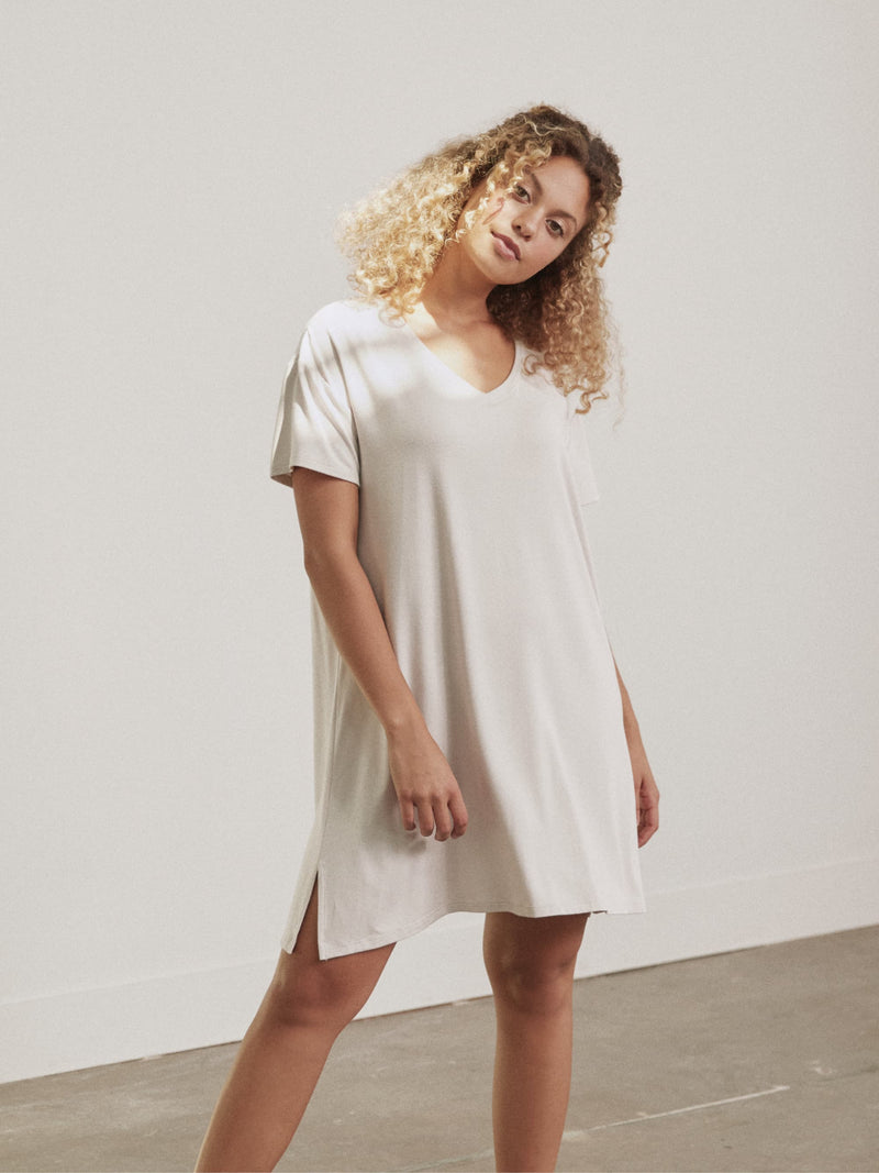 Women's Modal V Neck Dress Women's Modal V Neck Dress