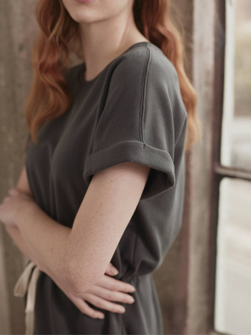 Women's Fleece T-Shirt Dress Women's Fleece T-Shirt Dress