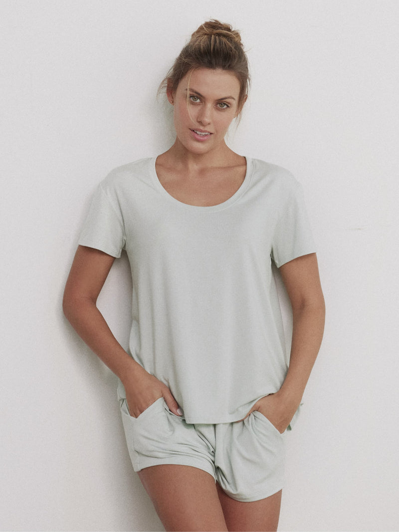 Women's Modal Tee Shirt - HASS® Apparel by Avocado® – Avocado Green Mattress