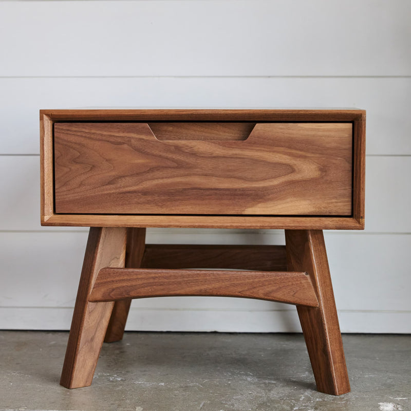 Wooden store modern nightstand