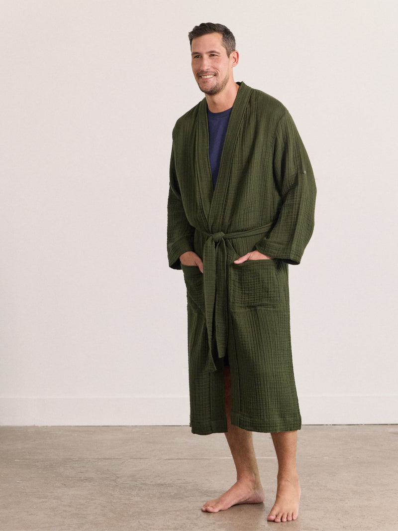 Organic Cotton Robe | Avocado – Avocado Green Mattress