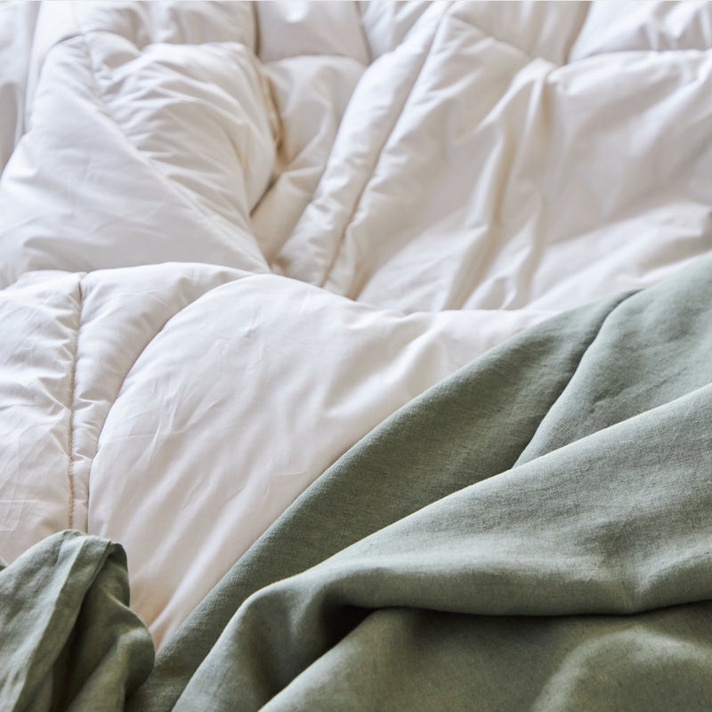 Alpaca Duvet Insert Avocado Green Mattress
