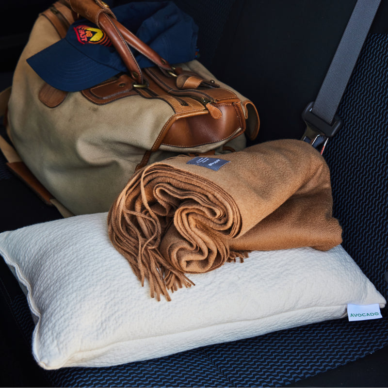 Organic Mini Travel Pillow Avocado Green Mattress