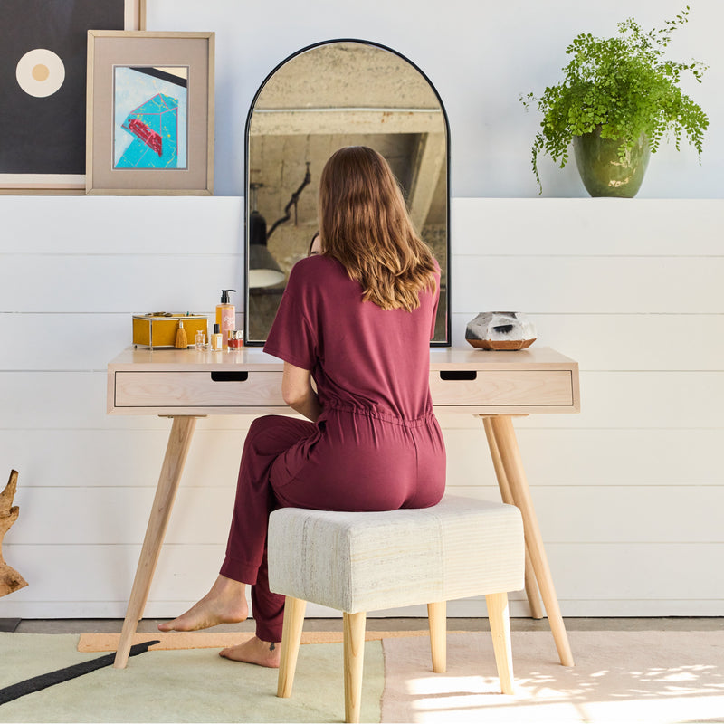 Mid-Century Modern Desk | Avocado Green Mattress